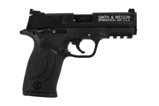 The Smith and Wesson M&P22 Compact Pistol fires .22LR Rimfire in a semi automatic platform